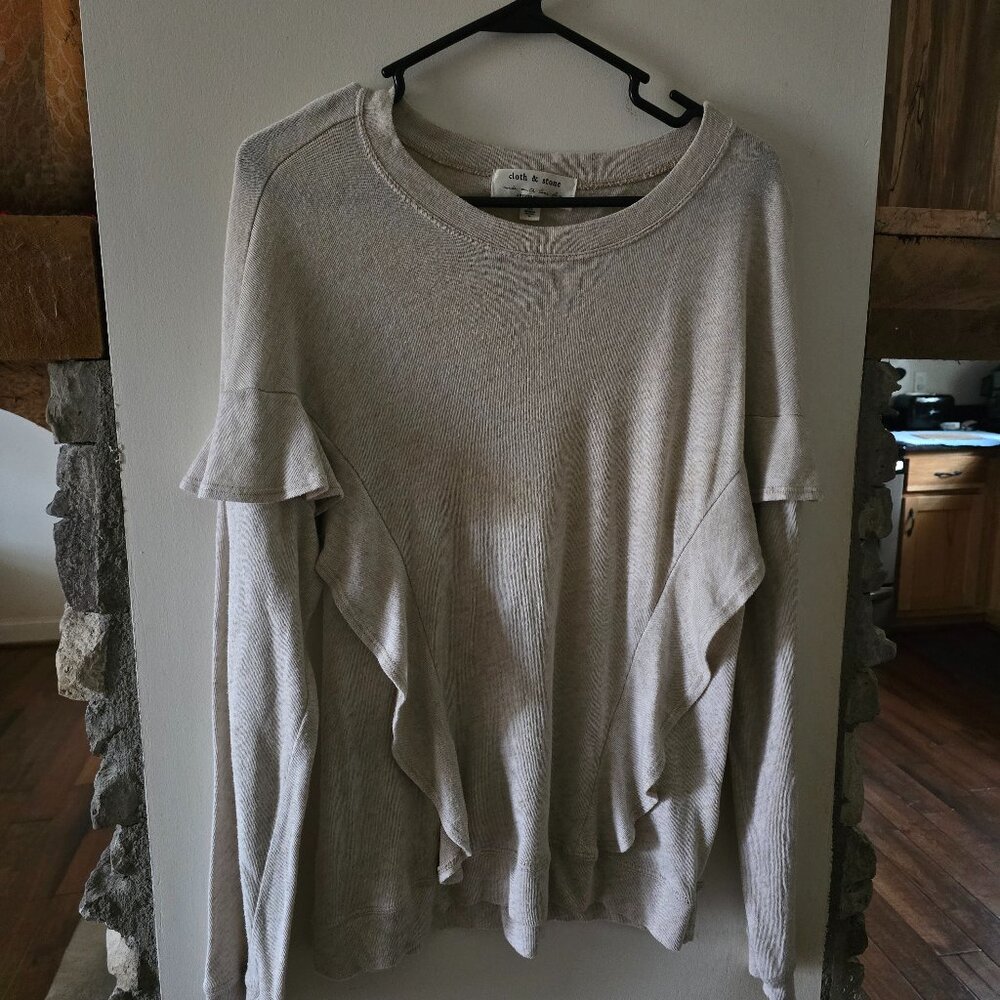 Cloth & Stone Oatmeal Sweater Medium